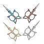201 Stainless Steel Sewing Embroidery Scissors, Butterfly Handcraft Scissors for Needlework