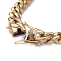 Men's 304 Stainless Steel Cuban Link Chain Bracelets
