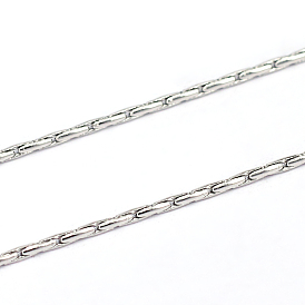 304 Stainless Steel Cardano Chains, Soldered, 0.5mm