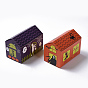Halloween Haunted House Gift Boxes, Nougat Cookies Candy Boxes, for Halloween Party Favors