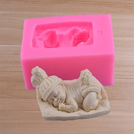 DIY 3D Baby Food Grade Silicone Molds, Resin Casting Molds, For UV Resin, Epoxy Resin Jewelry Making
