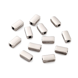 316 Surgical Stainless Steel Beads, Rectangle