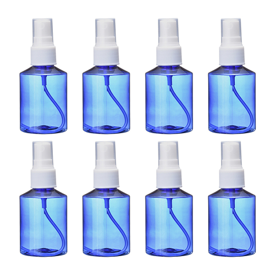 Refillable PET Plastic Spray Bottles, Empty Pump Bottles for Liquid