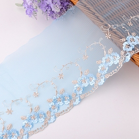 Polyester Lace Trim Ribbons, Garment Accessories, Flower