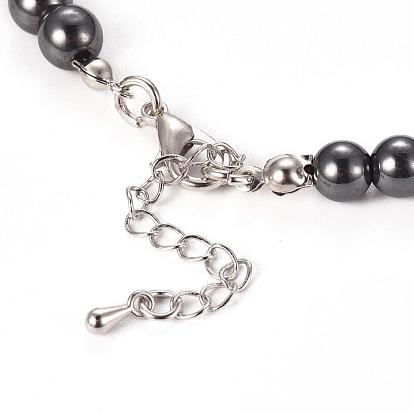 Colliers pendants d'alliage, avec des perles de pierres fines, Sonner avec l'arbre de la vie, colliers chakra