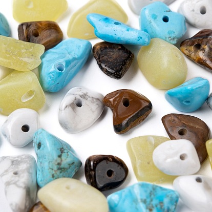 Perles de pierres précieuses mélangées de style 60 g 4, puce