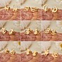 9 Pairs 9 Style 316 Surgical Stainless Steel Cute Kitty Stud Earrings for Women