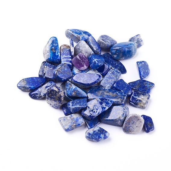 Lapis-lazuli perles naturelles, non percé / pas de trou, puces