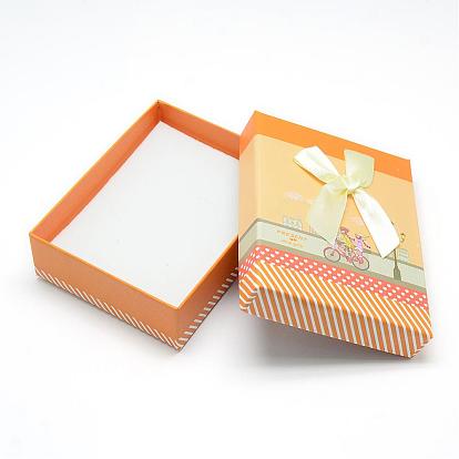 Des boîtes en carton, avec une éponge à l'intérieur, rectangle