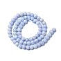 Natural Gemstone Beads Strands, Imitation Agate, Dyed, Round