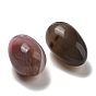 Natural Agate Beads, Half Drilled, Teardrop