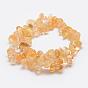 Natural Citrine Beads Strands, Nuggets, Dyed & Heated
