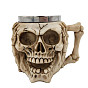 Halloween 304 mug tête de mort en acier inoxydable, gobelet à bière squelette en résine, pour la décoration de la maison cadeau d'anniversaire