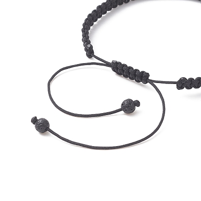 2 pcs 2 ensemble de bracelets de perles tressées yin yang en acrylique de couleur