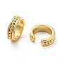 Brass Open Cuff Earrings for Women, Cadmium Free & Nickel Free & Lead Free