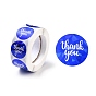 Thank you Stickers Roll, Self-Adhesive Paper Gift Tag Stickers, for Party, Decorative Presents, Flat Round