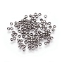 Perles à écraser en laiton , rondelle, 2x3mm, Trou: 2mm