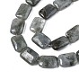 Chapelets de perles labradorite naturelle , rectangle