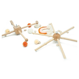 Wooden Mobile Frame Kit, for Baby Crib Decoration