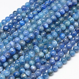 Natural Kyanite/Cyanite/Disthene Round Beads Strands