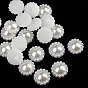 ABS Plastic Imitation Pearl Cabochons, Flower, 11x3.5mm, about 1000pcs/bag
