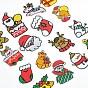 Christmas Theme Computerized Embroidery Cloth Self Adhesive Patches, Stick On Patch, Costume Accessories, Appliques