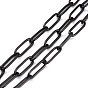 Revestimiento iónico (ip) 304 cadenas de clip de acero inoxidable, soldada, Plano Oval, con carrete