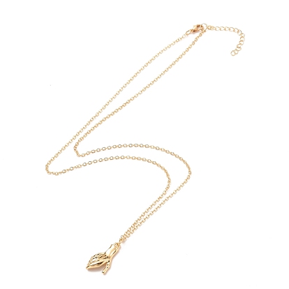 Наборы ожерелий с подвесками для рук из сплава, магнитные ожерелья пар, с медной кабельной цепью