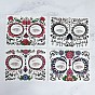 Day Of The Dead Theme, Removable Temporary Water Proof Tattoos Paper Stickers