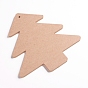 Undyed Natural Wood Mosaic Bases, for DIY Glass Mosaic Tiles Crafts, Christmas Tree