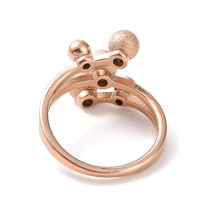 304 круглое кольцо из нержавеющей стали для женщин