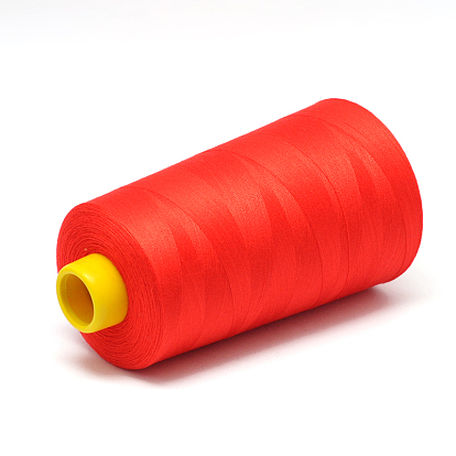 100% вращаться полиэфирное волокно швейных ниток, 0.1 мм, около 5000 ярдов / рулон