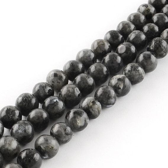 Natural Labradorite Round Bead Strands