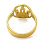201 палец кольца из нержавеющей стали, широкие кольца с полой короной для женщин