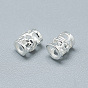 925 Sterling Silver Beads, with 925 Stamp, Column