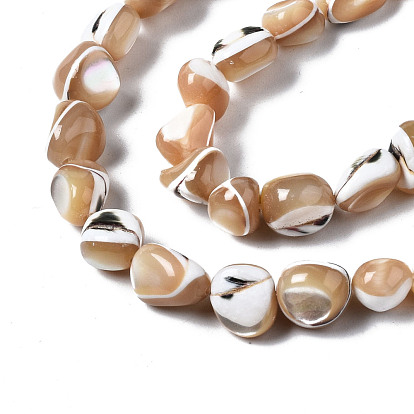 Brins de perles de coquille de trochid / trochus shell, nuggets