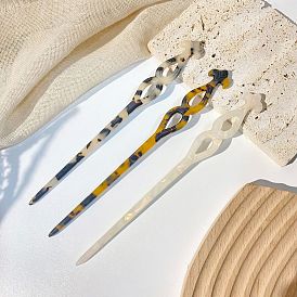 Chic and Elegant Hairpin for Traditional Hanfu with Vinegar Gourd Design