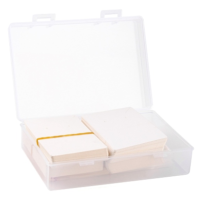 200 ПК 2 стиль картонных карт и целлофановых пакетов OPP, для ожерелья и серьги