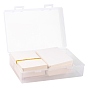 200Pcs 2 Style Cardboard Display Cards and OPP Cellophane Bags, for Necklace and Earring