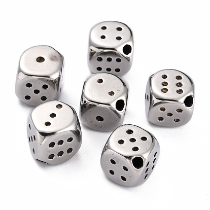 304 Stainless Steel Beads, Dice