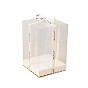 Caja de embalaje de plástico transparente, para caja de regalo de embalaje de velas