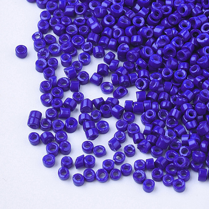 Glass Cylinder Beads, Seed Beads, Baking Paint, Round Hole