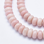 Natural Pink Opal Beads Strands, Rondelle