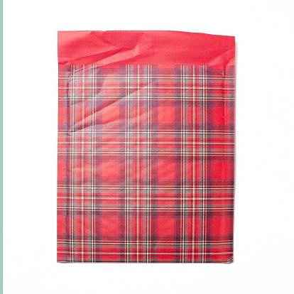 Kraft Paper & Plastic Bubble Envelope Bags, Self-adhesive Bag, Christmas Theme, Rectangle