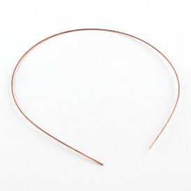 Accessoires de cheveux de bande de cheveux en fer, 120~125mm