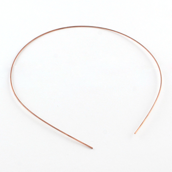 Accesorios de pelo y fornituras de la banda para el cabello de hierro, 120~125 mm