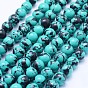 Synthetic Turquoise Beads Strands, Round