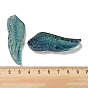 Gemstone Pendants, Carved Wing Charms