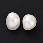 Perlas naturales perlas de agua dulce cultivadas, ningún agujero, dos caras pulidas