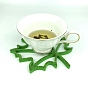 Diy кленовый лист чашка коврик силиконовые формы, формы для литья смолы, для уф-смолы, изготовление изделий из эпоксидной смолы